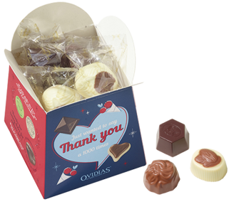 Thank You-box with chocolate mix (200g)