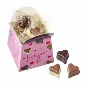 Love you  box with chocolate mix (195g)