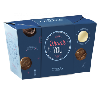 Thank You box with chocolate mix (500g)