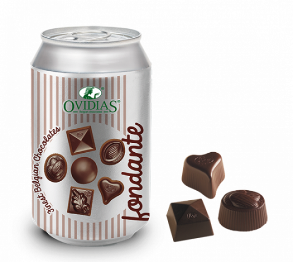 Fondante-can with dark chocolates (95g)